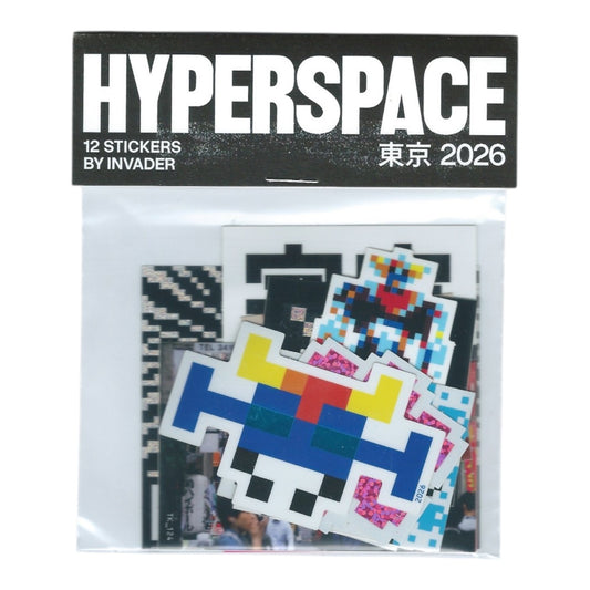 Space Invader  "Hyperspace" Sticker Pack