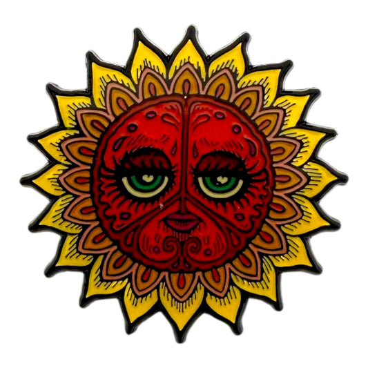 Marq Spusta
Peace Bloom
Enamel pin
Approx. 1.5 in diameter
Edition of 300

Embossed with artist's logo on verso