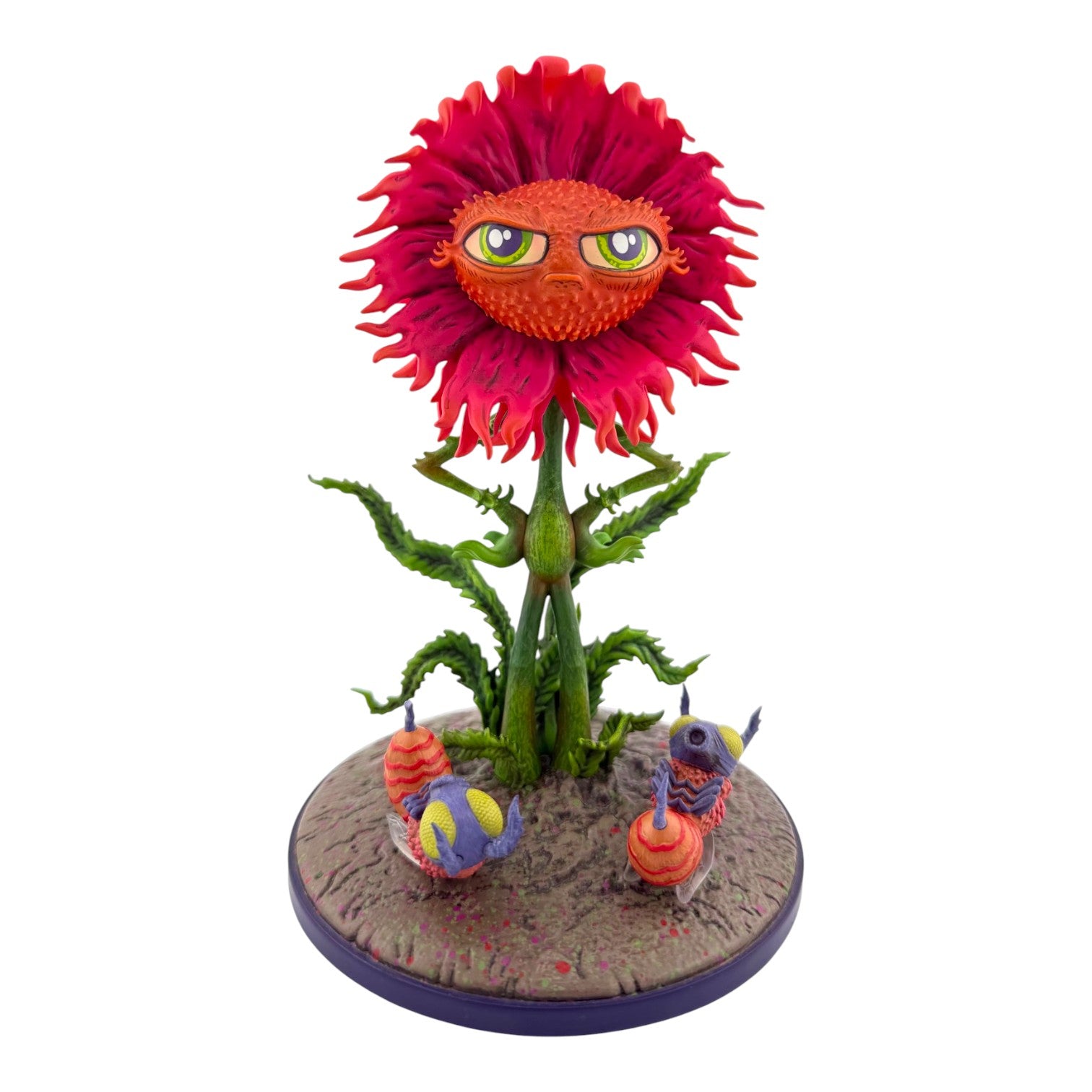 Marq Spusta 
Frustrated Flower (Red), 2025 
Hand-painted resin sculpture 
7.5 x 5 x 5 in 
Edition of 350 

Accompanied by Digital Certificate of Authenticity provided by Verisart 