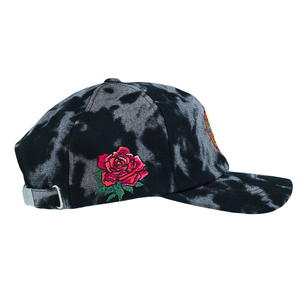 Stanley Mouse x Grassroots Red Rose Dyed Dad Hat
- Dyed Panels & Brim
- Embroidered Artwork
- Custom GRC Bear
- Curved Brim
- Satin Lining
- Stash Pocket
- Strap Closure
- Limited Edition of 250