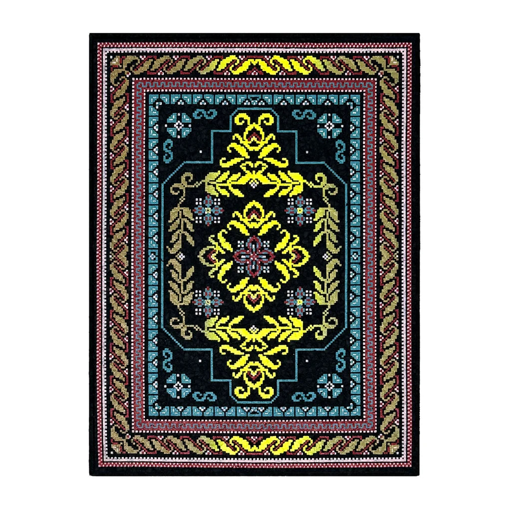 Sunbeam Bitrug, 2026 UV & Glow Screen Print on Moodmat 8.25 x 11 in Edition of 111 *Due to wet fade blending, gradient colors may vary.