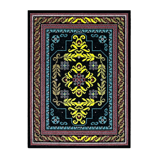 Sunbeam Bitrug, 2026 UV & Glow Screen Print on Moodmat 8.25 x 11 in Edition of 111 *Due to wet fade blending, gradient colors may vary.