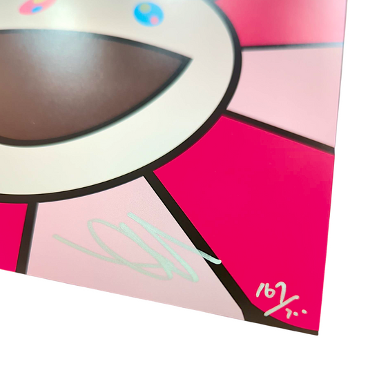 Takashi Murakami 
Lots of Flowers, 2025 
Offset lithograph + high gloss varnishing 
23.62 x 23.62 in
Edition of 300 

Hand signed + numbered by the artist 