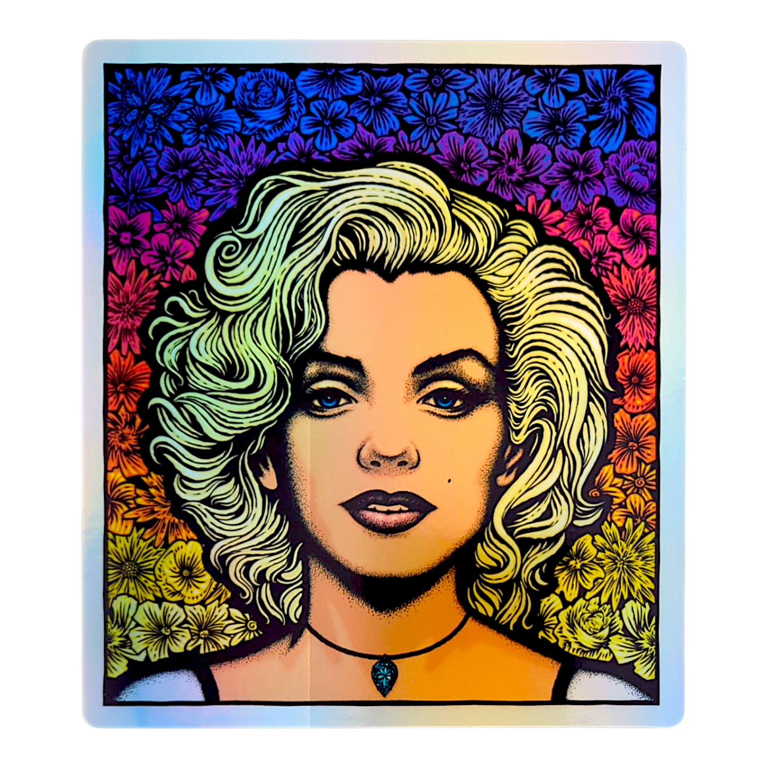Todd Slater Diamond Dust (Marilyn Monroe) Holographic Sticker