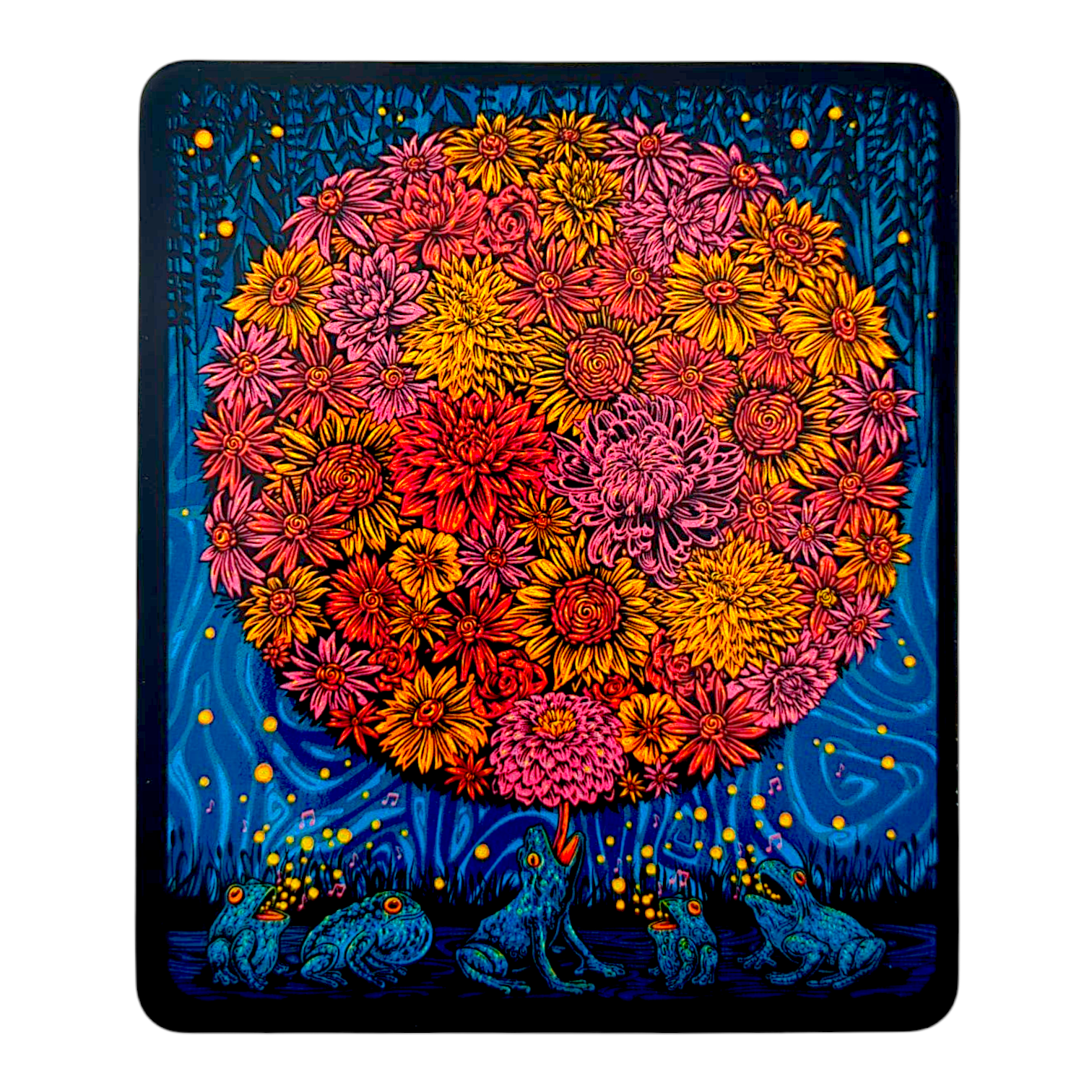 Todd Slater Flowers Sticker