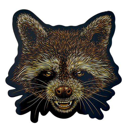 Todd Slater Raccoon Sticker