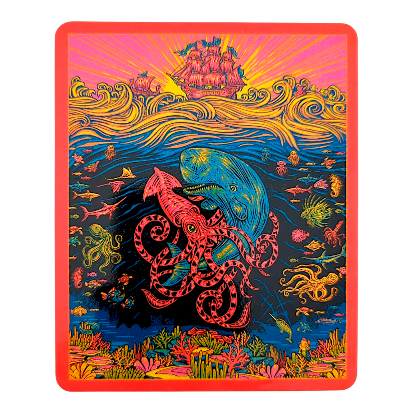 Todd Slater Whale Sticker