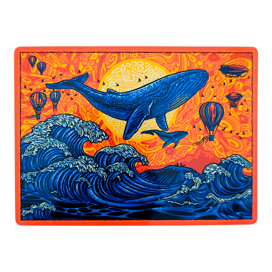 Todd Slater Whale Sticker