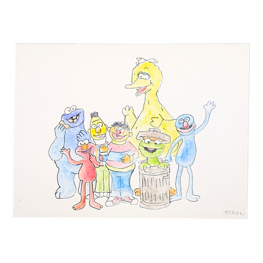 Trevy Metal 7:00 AM, 2026 Watercolor on paper 9 x 12 in Hand signed + dated by the artist