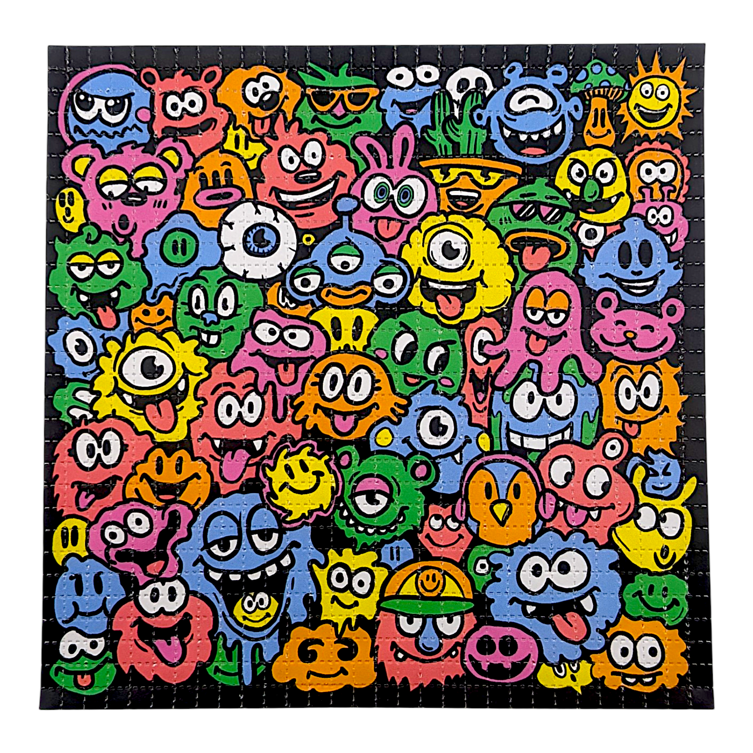 Trevy Metal
Colorful Chaos (Lifesavers Colorway), 2026
Archival pigment print on perforated paper
7.5 x 7.5 in
Edition of 30

Hand signed + numbered by the artist