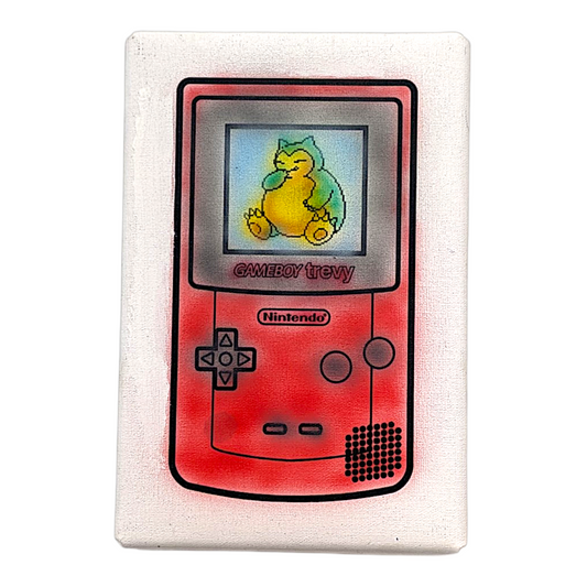 Trevy Metal "Game Boy #1" Original on Canvas