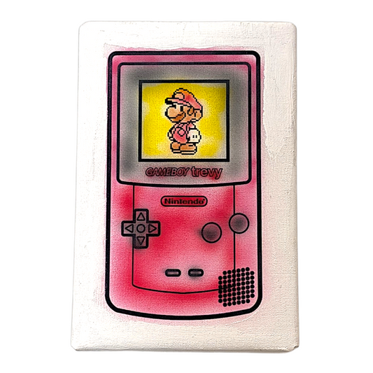 Trevy Metal "Game Boy #2" Original on Canvas
