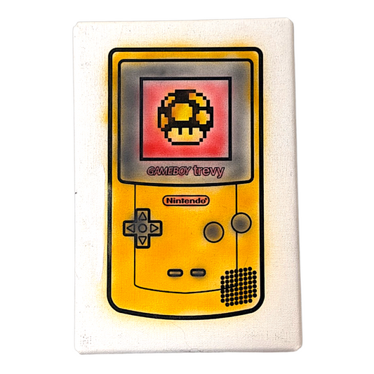 Trevy Metal "Game Boy #3" Original on Canvas