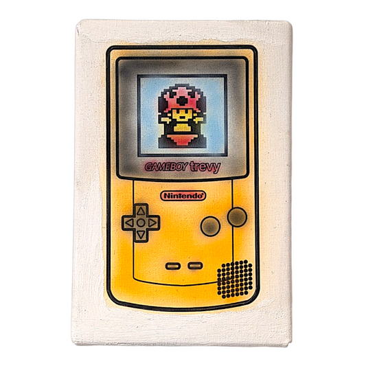 Trevy Metal "Game Boy #4" Original on Canvas