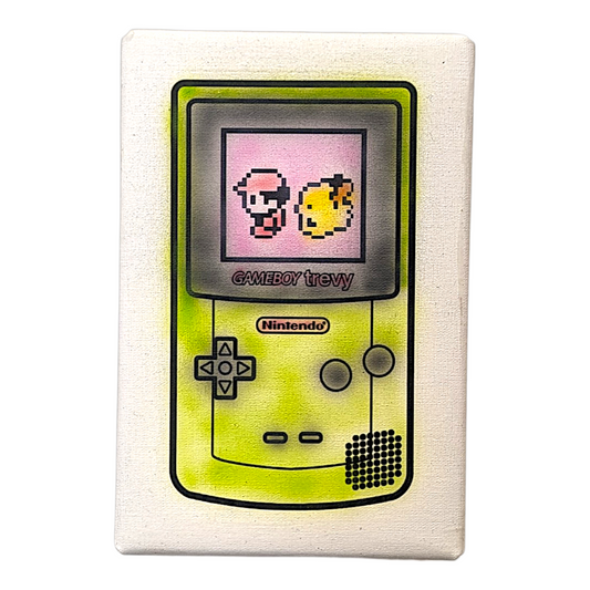 Trevy Metal "Game Boy #6" Original on Canvas