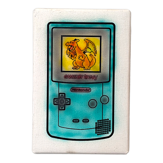 Trevy Metal "Game Boy #7" Original on Canvas
