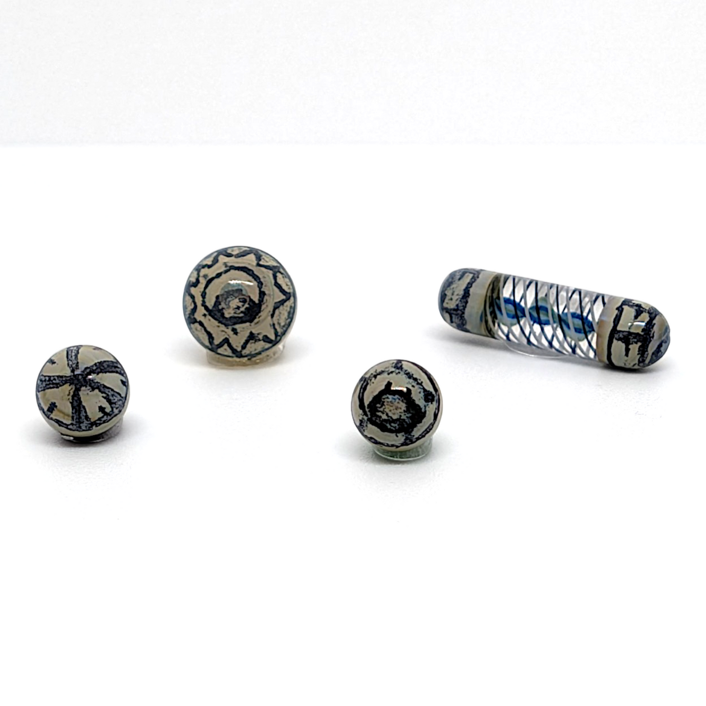 Trevy Metal x Stormin Norman 
Slurper Set, 2026 
Borosilicate glass accessory set 
Dimensions vary 