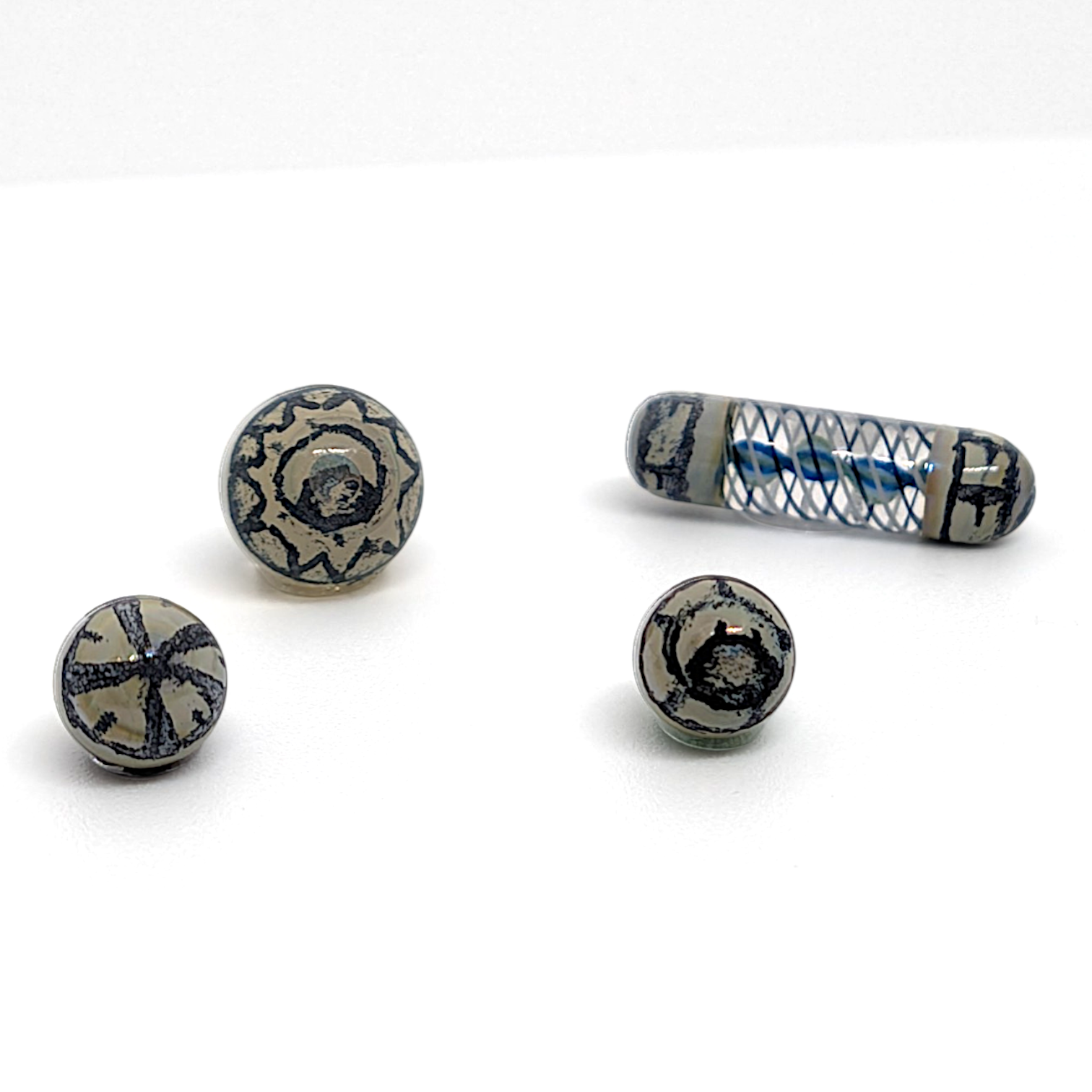 Trevy Metal x Stormin Norman 
Slurper Set, 2026 
Borosilicate glass accessory set 
Dimensions vary 