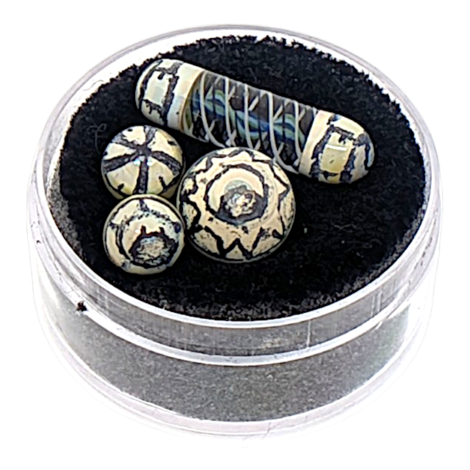 Trevy Metal x Stormin Norman 
Slurper Set, 2026 
Borosilicate glass accessory set 
Dimensions vary 