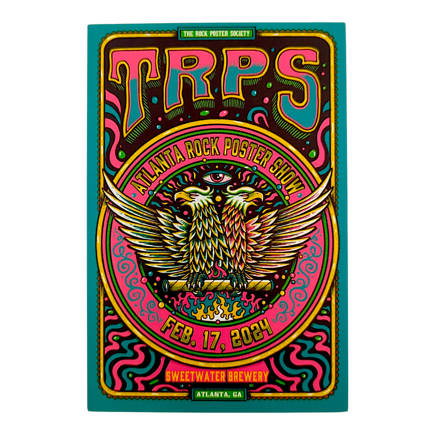 TRPS Atlanta Rock Poster Show Handbill by Matt Leunig