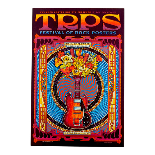 TRPS Festival of Rock Posters Handbill by Chris Gallen