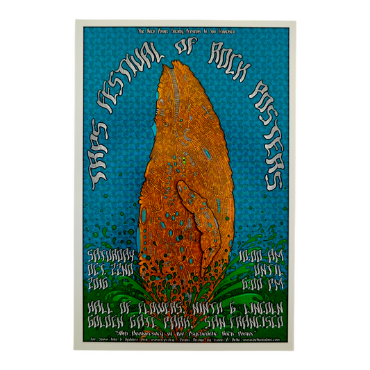 TRPS Festival of Rock Posters Handbill by Frank R. Bella