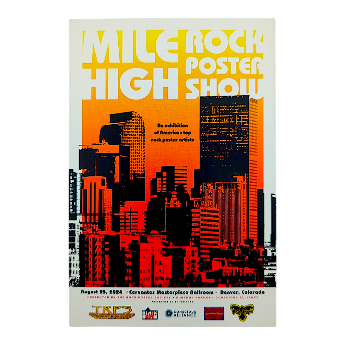 TRPS The Mile High Rock Poster Show Handbill by Richard Biffle