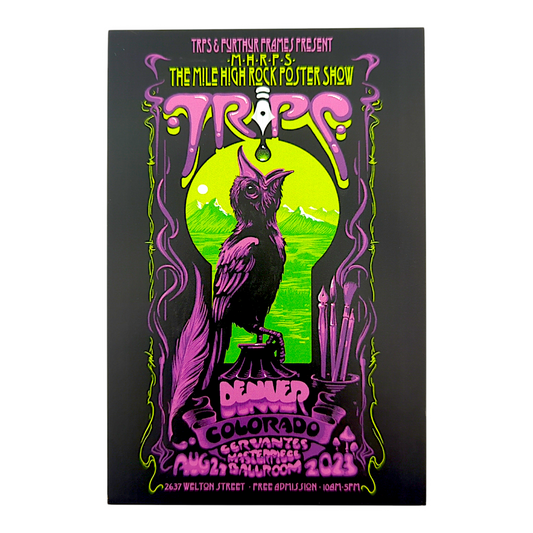 TRPS The Mile High Rock Poster Show Handbill by Richard Biffle