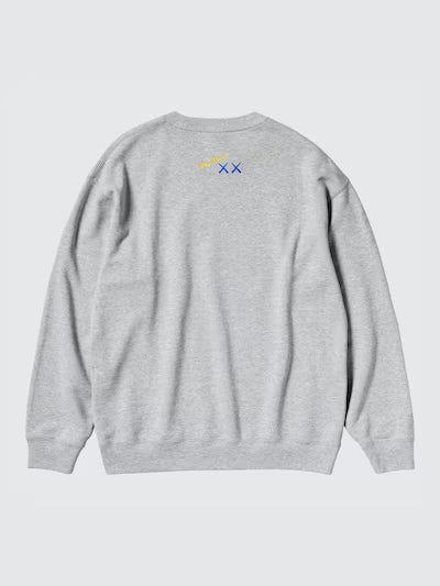 KAWS + Warhol UT Graphic Sweatshirt - Gray