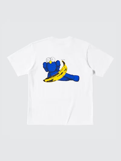 KAWS + Warhol UT Graphic T Shirt - White