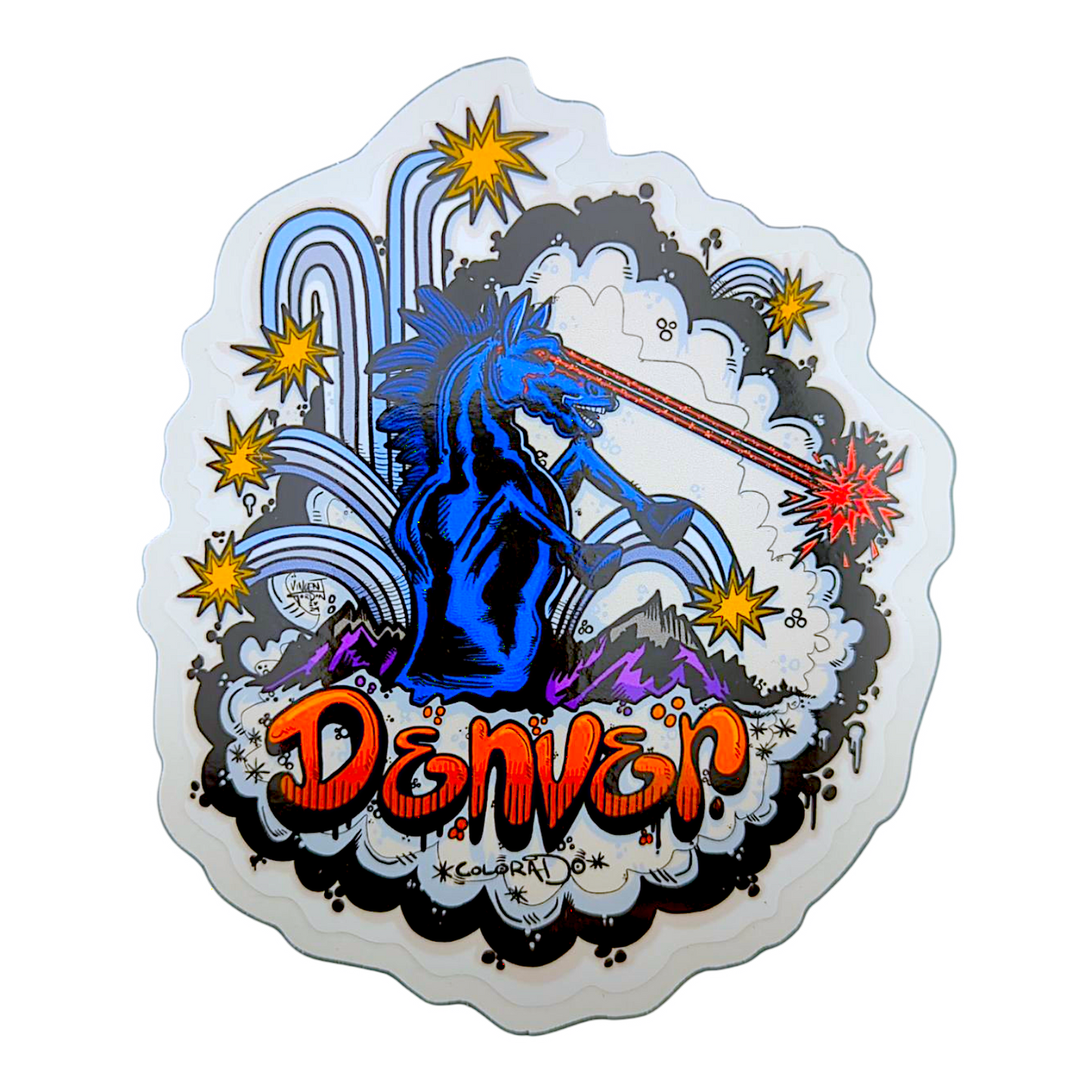 Vincent Gordon Blucifer Sticker