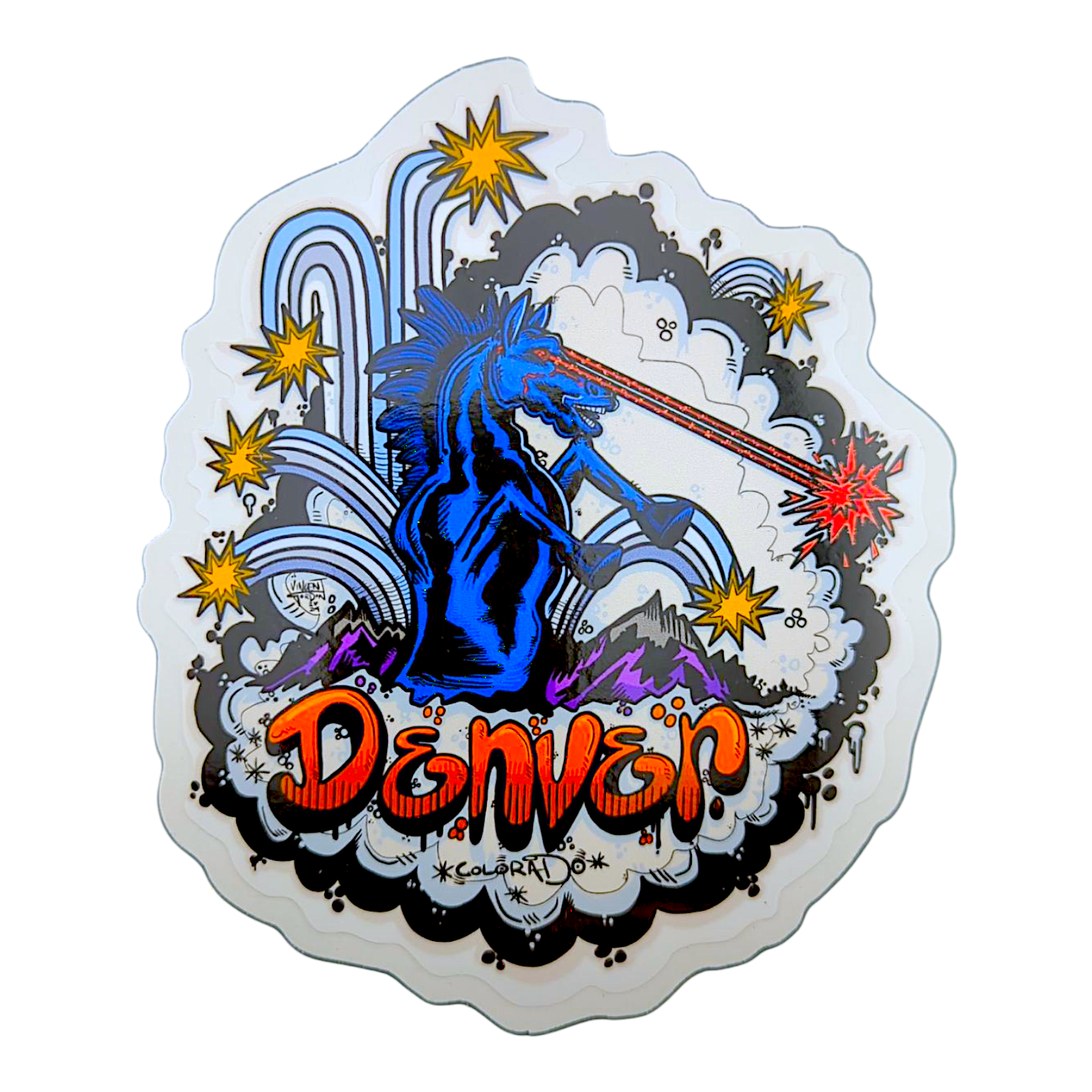 Vincent Gordon Blucifer Sticker