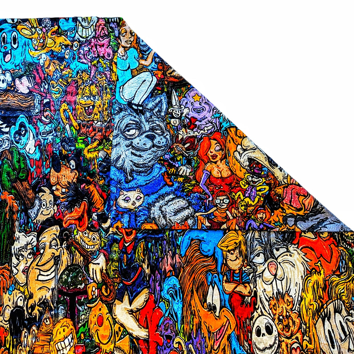 Vincent Gordon "Cartoon Gumbo" Blanket - Double Sided (Vertical & Horizontal)