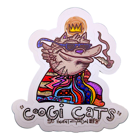 Vincent Gordon Coogi Cats Sticker
