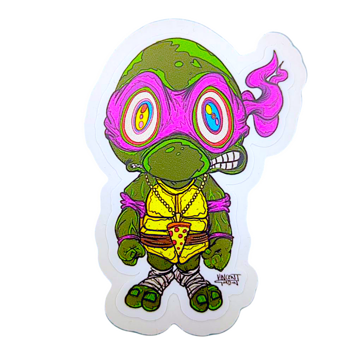Vincent Gordon Donatello TMNT Study (Medium) Sticker

3 x 4.25” die cut vinyl sticker 