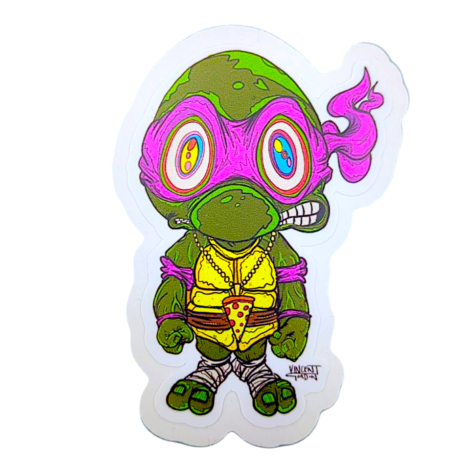 Vincent Gordon Donatello TMNT Study (Medium) Sticker

3 x 4.25” die cut vinyl sticker 