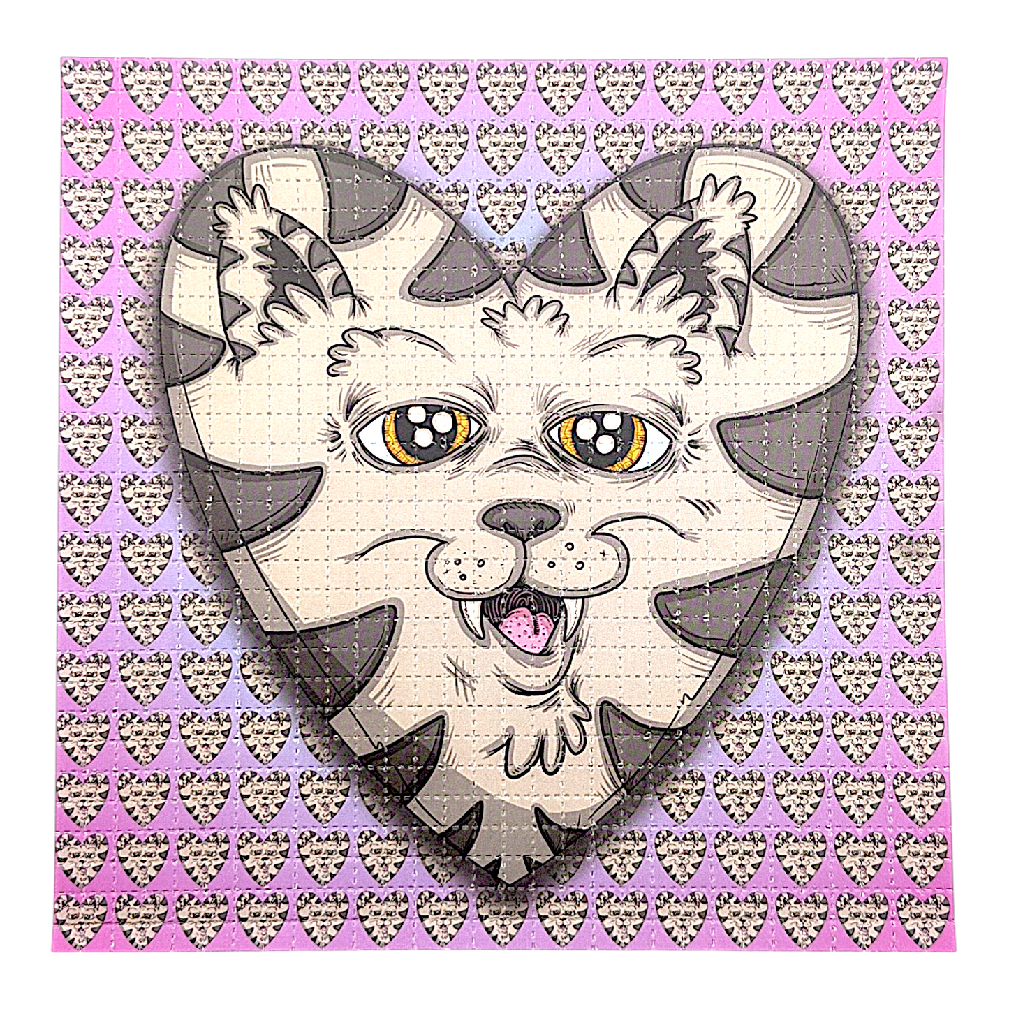 Vincent Gordon
I Love Cats, 2026
Archival pigment print on perforated paper
7.5 x 7.5 in
Edition of 100

Hand signed + numbered by the artist