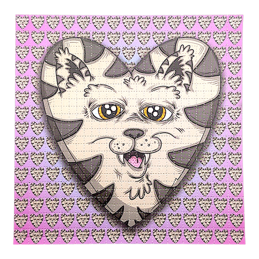 Vincent Gordon
I Love Cats, 2026
Archival pigment print on perforated paper
7.5 x 7.5 in
Edition of 100

Hand signed + numbered by the artist