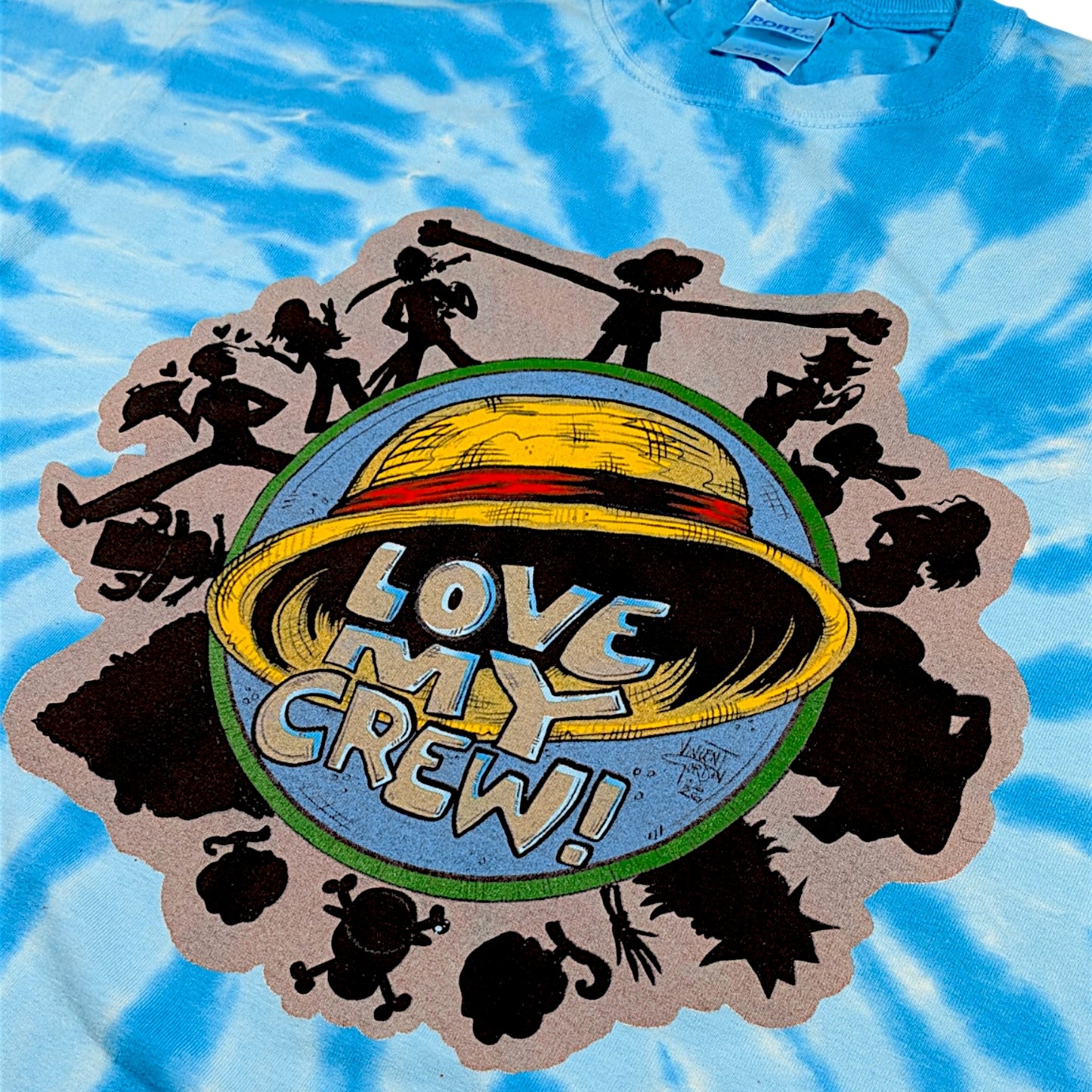 Vincent Gordon "I Love My Crew" Tie-Dye T Shirt
