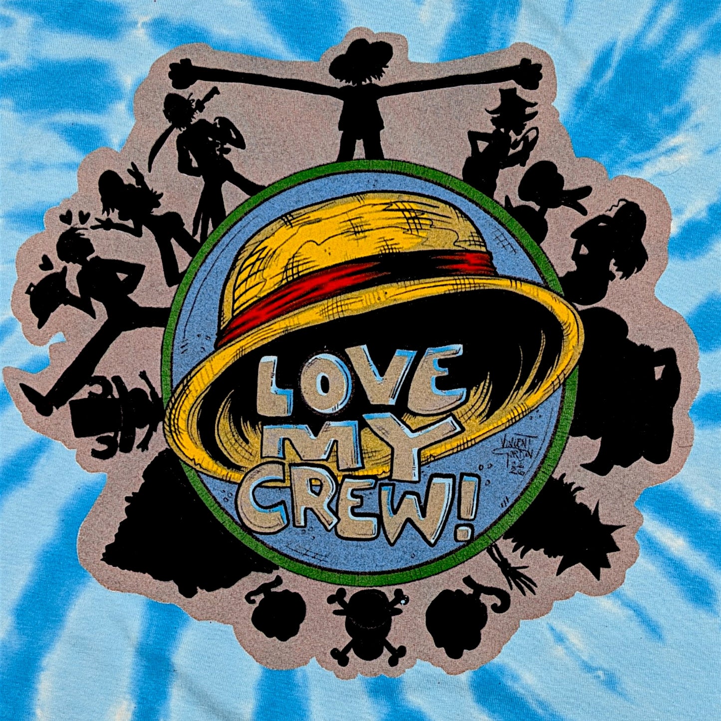 Vincent Gordon "I Love My Crew" Tie-Dye T Shirt