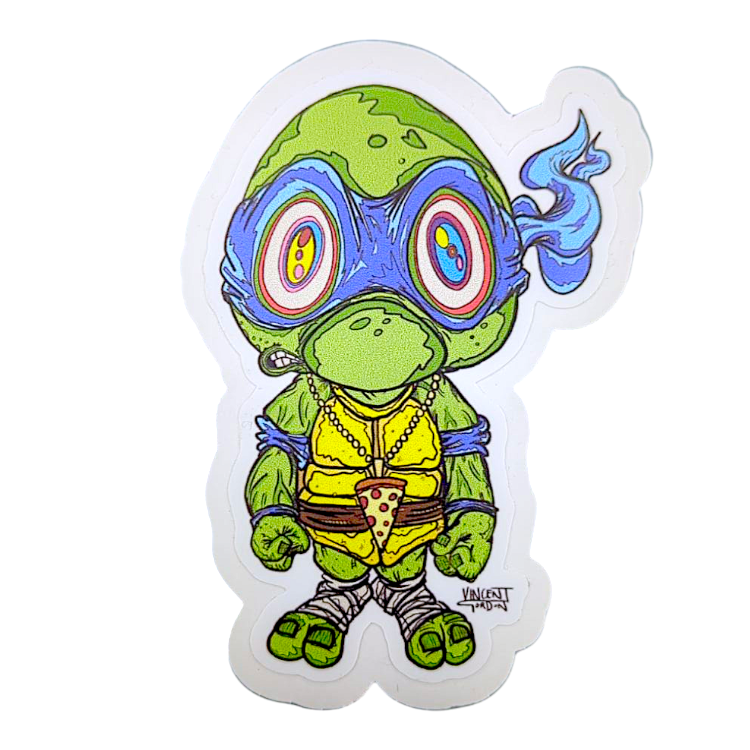 Vincent Gordon Leonardo TMNT Study (Medium) Sticker

3 x 4.25” die cut vinyl sticker 