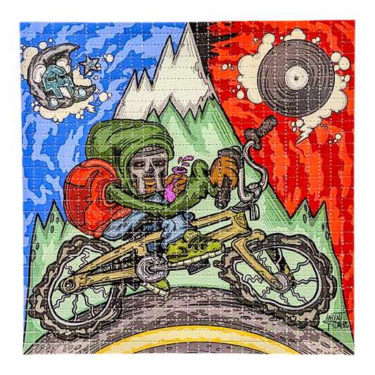 Vincent Gordon 
LSDOOM, 2026 
Archival pigment print on perforated paper 
7.5 x 7.5 in 
Edition of 100 

Hand signed + numbered by the artist 