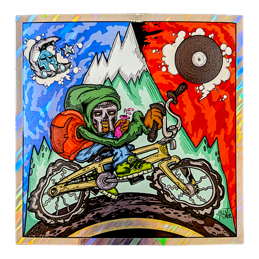 Vincent Gordon 
LSDOOM (Moon Lava Foil), 2026 
Holo-Giclée on moon lava foil paper 
7.5 x 7.5 in 
Edition of 40  

Accompanied by Certificate of Authenticity hand signed + numbered by the artist 