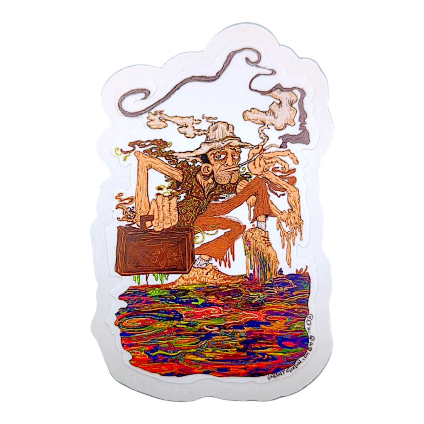 Vincent Gordon Melt Tech Gonzo Sticker