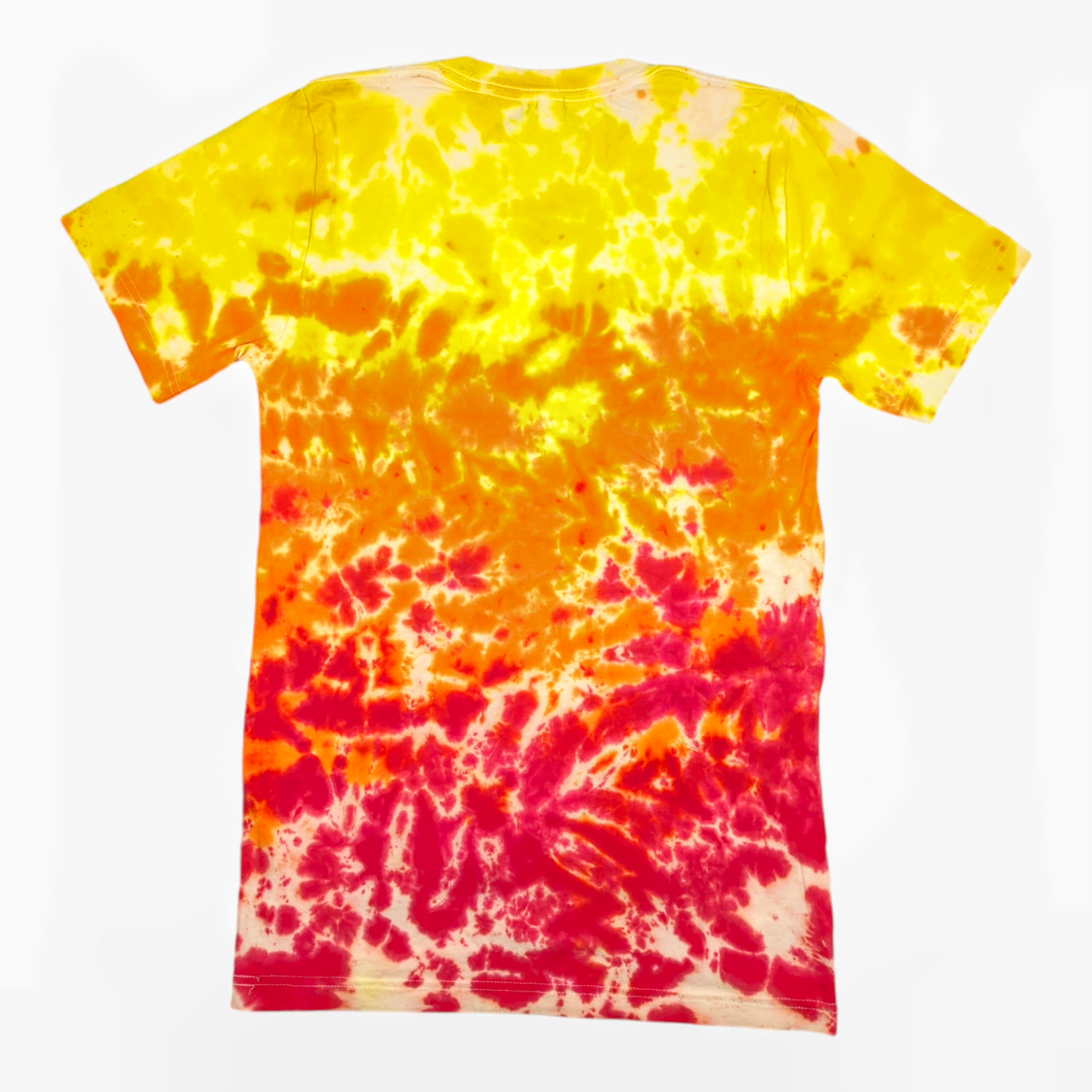 Vincent Gordon Melty Mushrooms Tie-Dye T Shirt
Sublimated image
100% Polyester
Unisex
Crew neck