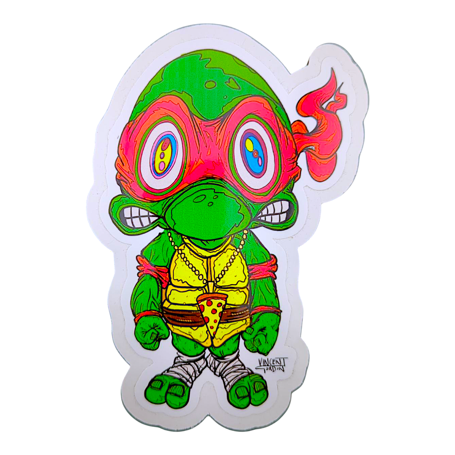 Vincent Gordon Raphael (TMNT Study) Sticker