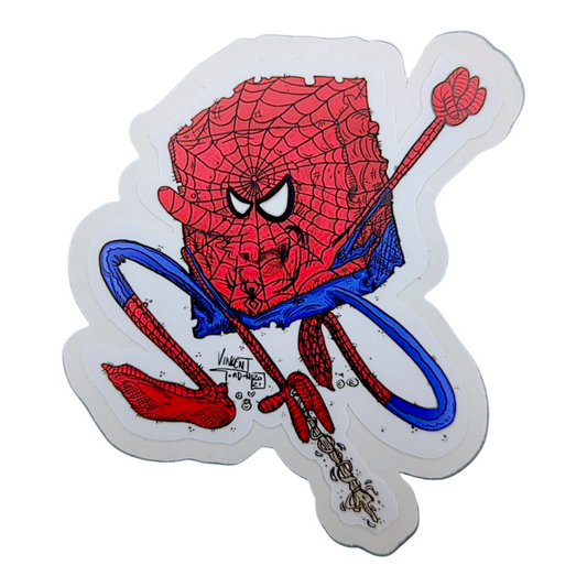 Vincent Gordon Spider Bob Sticker