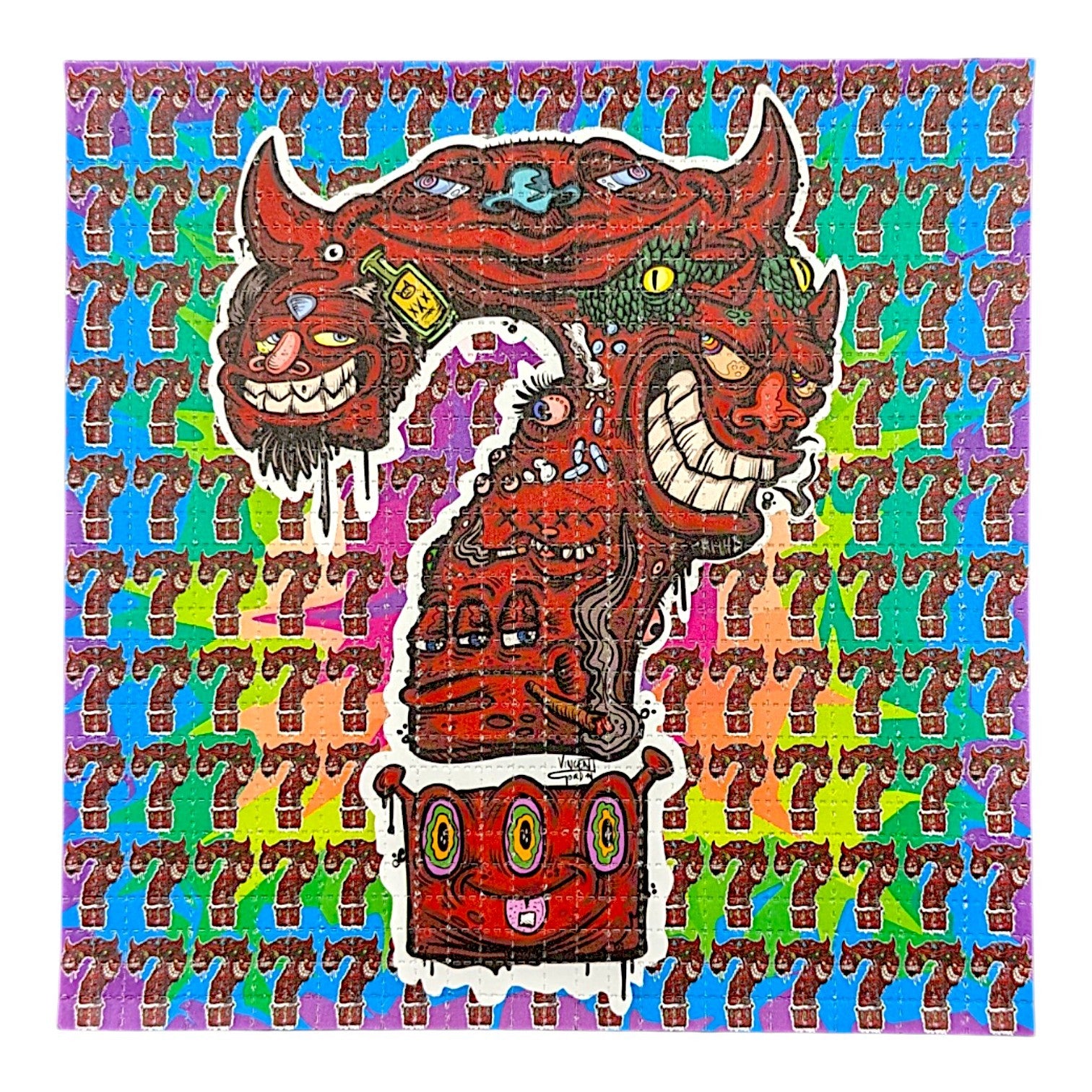 Vincent Gordon Story Warz, 2026 Archival pigment print on perforated paper 7.5 x 7.5 in Edition of 100 Hand numbered by the artist