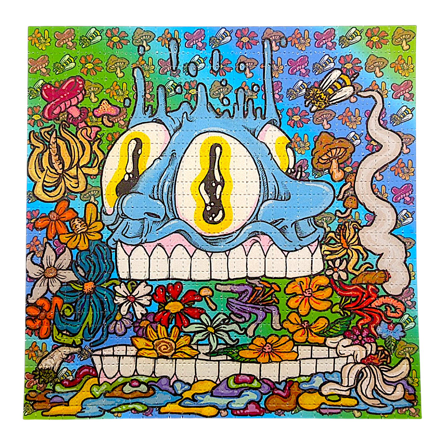 Vincent Gordon x Aaron Brooks 
Home Grown, 2026 
Archival pigment print on perforated paper 
7.5 x 7.5 in 
Edition of 100 

Hand signed + numbered by the artist 