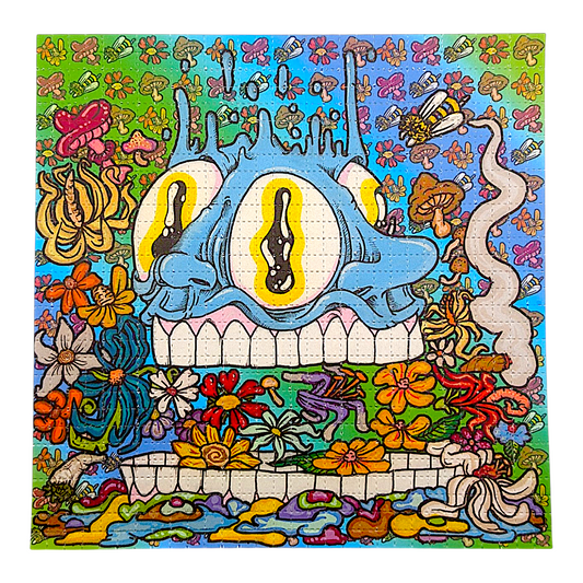 Vincent Gordon x Aaron Brooks 
Home Grown, 2026 
Archival pigment print on perforated paper 
7.5 x 7.5 in 
Edition of 100 

Hand signed + numbered by the artist 